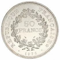 Francia 50 Francs Hercules - 1976 Silver