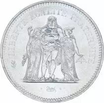 Francia 50 Francs Hercules - 1977 Silver