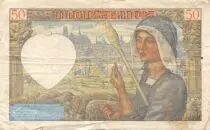 Francia 50 Francs Jacques Coeur - 05-09-1940 Serial S.13 - F+
