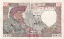 Francia 50 Francs Jacques Coeur - 05-09-1940 Serial Y.14 - VF