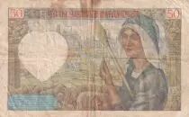 Francia 50 Francs Jacques Coeur - 13-03-1941 - Serial B.51 - P.93