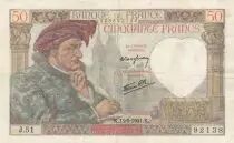 Francia 50 Francs Jacques Coeur - 13-03-1941 - Serial J.51 - VF