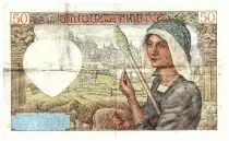 Francia 50 Francs Jacques Coeur - 13-03-1941 - Serial O.19-05275 - F.19.06