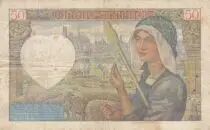 Francia 50 Francs Jacques Coeur - 13-06-1940 - Serial L.11