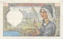 Francia 50 Francs Jacques Coeur - 13-06-1940 Serial G.5 - F