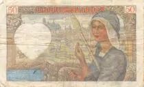 Francia 50 Francs Jacques Coeur - 13-06-1940 Serial N.2 - VF