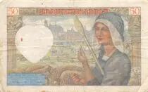 Francia 50 Francs Jacques Coeur - 13-06-1940 Serial U.3 - F+