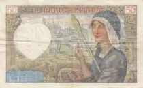 Francia 50 Francs Jacques Coeur - 13-06-1940 Serial V.1 - F