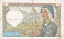Francia 50 Francs Jacques Coeur - 15-05-1941 - Serial V.82 - P.93