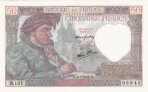 Francia 50 Francs Jacques Coeur - 15-05-1942 - Serial M.171