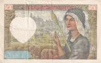 Francia 50 Francs Jacques Coeur - 15-05-1942 - Serial O.170