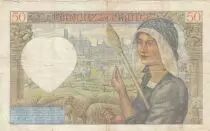 Francia 50 Francs Jacques Coeur - 17-04-1941 Serial O.57
