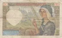 Francia 50 Francs Jacques Coeur - 17-07-1941 - Serial L.97
