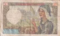 Francia 50 Francs Jacques Coeur - 17-07-1941- Serial N.94 - F - P.93