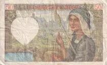 Francia 50 Francs Jacques Coeur - 17-07-1941- Serial Z.94 - F - P.93