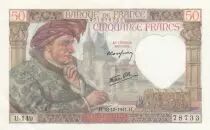 Francia 50 Francs Jacques Coeur - 18-12-1941 - Serial U.149