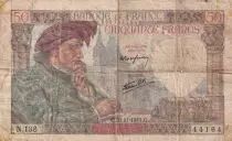 Francia 50 Francs Jacques Coeur - 20-11-1941 - Serial N.136 - P.93