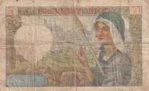 Francia 50 Francs Jacques Coeur - 20-11-1941 - Serial N.136 - P.93