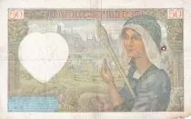 Francia 50 Francs Jacques Coeur - 24-04-1941 - Serial S.69 - P.93