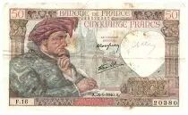 Francia 50 Francs Jacques Coeur - 26-09-1940 - Serial F.16-20380 - F.19.03