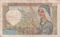 Francia 50 Francs Jacques Coeur - 26-09-1940 - Serial S.18 - P.93