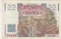 Francia 50 Francs Le Verrier - 17-02-1949 - Serial E.122