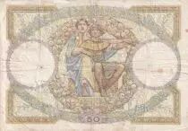 Francia 50 Francs Luc Olivier Merson modified - 06-08-1931- Serial Y.8722 - Fay.16.02