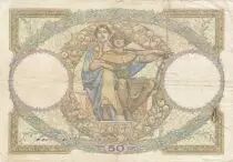 Francia 50 Francs Luc Olivier Merson modified - 08-09-1932 - Serial M.10951