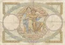 Francia 50 Francs Luc Olivier Merson modified - 09-03-1933 - Serial X.12726