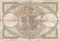 Francia 50 Francs Luc Olivier Merson modified - 20-10-1932 - Serial R.11478 - Fay.16.03