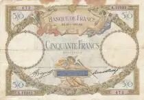 Francia 50 Francs Luc Olivier Merson modified - 26-01-1933 - Serial A.12322