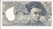 Francia 50 Francs Quentin de la Tour - 1976 Serial W.2