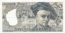 Francia 50 Francs Quentin de la Tour - 1980 Serial Z.20
