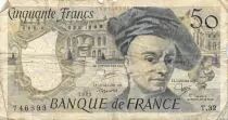 Francia 50 Francs Quentin de la Tour - 1983 Serial T.32 - VG to F