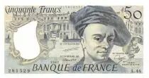 Francia 50 Francs Quentin de la Tour - 1987 Serial A.48 - AU+