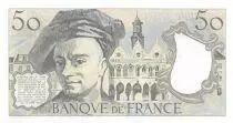 Francia 50 Francs Quentin de la Tour - 1987 Serial A.48 - AU+