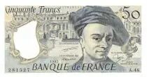 Francia 50 Francs Quentin de la Tour - 1987 Serial A.48 - aUNC