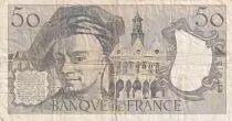 Francia 50 Francs Quentin de la Tour - 1991-  Serial H.64