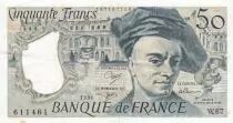 Francia 50 Francs Quentin de la Tour - 1991 Serial W.67 - VF