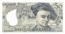 Francia 50 Francs Quentin de la Tour - 1992 Serial D.72 - AU+