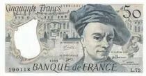 Francia 50 Francs Quentin de la Tour - 1992 Serial L.72 - UNC