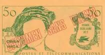 Francia 50 Francs Quentin de la Tour - Desa Inca PTT - Post and telecom - No value