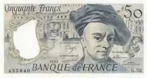 Francia 50 Francs Quentin de la Tour - G.52 - 1988