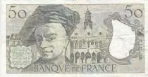 Francia 50 Francs Quentin de la Tour - Serial A.40 - 1984 - P152b