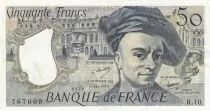Francia 50 Francs Quentin de la Tour - Serial N.4 - 1977 - P152a