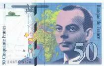 Francia 50 Francs Saint-Exup�ry - 1999 Serial Z.047