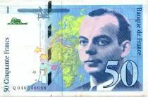 Francia 50 Francs Saint-Exup�ry - VF issuing 1992 to 1999