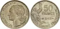 Francia 50 Francs Woman head - 1952