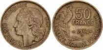 Francia 50 Francs Woman head - 1954 B Beamont-le-Roger