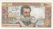 Francia 50 NF - Henri IV - 03-09-1959 - Serial O.25